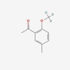 molecular formula C10H12O2 B8213208 Ethanone,1-[5-methyl-2-(methoxy-d3)phenyl]- 