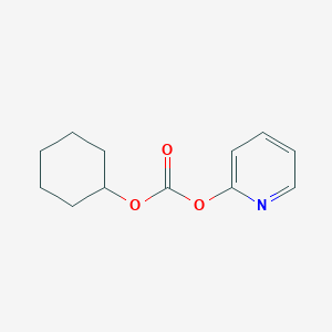 molecular formula C12H15NO3 B8213241 Carbonic acid cyclohexyl 2-pyridyl ester 