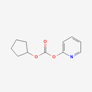 molecular formula C11H13NO3 B8213245 Cyclopentyl pyridin-2-yl carbonate 