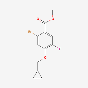 Methyl 2-bromo-4-(cyclopropylmethoxy)-5-fluorobenzoate