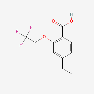 4-Ethyl-2-(2,2,2-trifluoroethoxy)benzoic acid