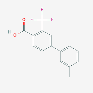 3'-Methyl-3-(trifluoromethyl)-[1,1'-biphenyl]-4-carboxylic acid