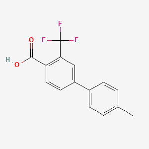 4'-Methyl-3-(trifluoromethyl)-[1,1'-biphenyl]-4-carboxylic acid