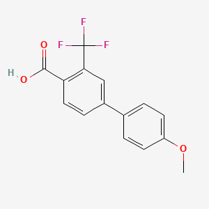 4'-Methoxy-3-(trifluoromethyl)-[1,1'-biphenyl]-4-carboxylic acid