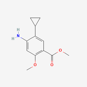 Methyl 4-amino-5-cyclopropyl-2-methoxybenzoate
