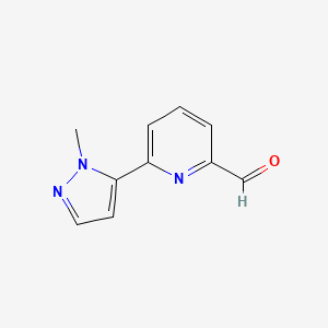 6-(1-Methyl-1H-pyrazol-5-yl)picolinaldehyde