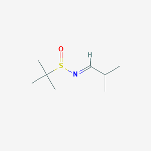(NE)-2-methyl-N-(2-methylpropylidene)propane-2-sulfinamide