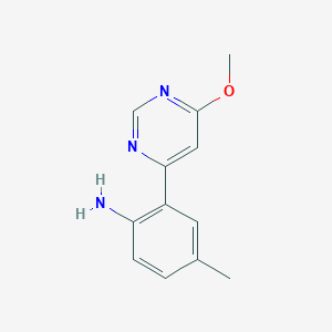 2-(6-Methoxypyrimidin-4-yl)-4-methylaniline
