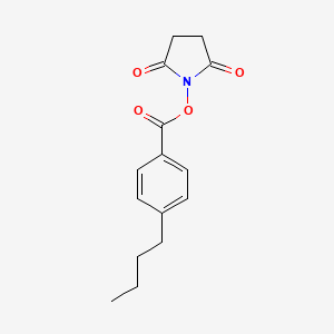 molecular formula C15H17NO4 B8213676 2,5-二氧代吡咯烷-1-基 4-丁基苯甲酸酯 