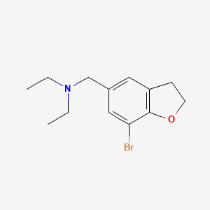 N-((7-Bromo-2,3-dihydrobenzofuran-5-yl)methyl)-N-ethylethanamine