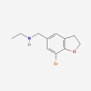 N-((7-Bromo-2,3-dihydrobenzofuran-5-yl)methyl)ethanamine