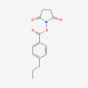 1-[(4-Propylbenzoyl)oxy]pyrrolidine-2,5-dione