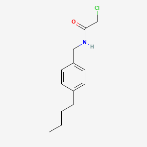 molecular formula C13H18ClNO B8213789 N-(4-Butylbenzyl)-2-chloroacetamide 
