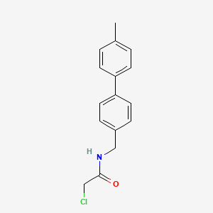 2-Chloro-N-((4'-methyl-[1,1'-biphenyl]-4-yl)methyl)acetamide