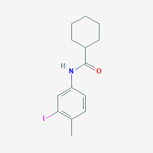 molecular formula C14H18INO B8213900 N-(3-iodo-4-methylphenyl)cyclohexanecarboxamide 