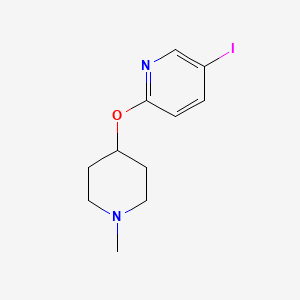 5-Iodo-2-((1-methylpiperidin-4-yl)oxy)pyridine