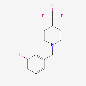 1-(3-Iodobenzyl)-4-(trifluoromethyl)piperidine