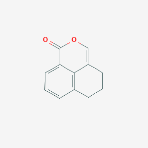 molecular formula C12H10O2 B082140 5,6-二氢-1H,4H-萘并[1,8-cd]吡喃-1-酮 CAS No. 14935-18-3