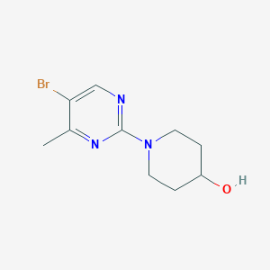 1-(5-Bromo-4-methylpyrimidin-2-yl)piperidin-4-ol