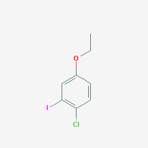 molecular formula C8H8ClIO B8214070 1-Chloro-2-iodo-4-ethoxybenzene 