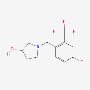 1-(4-Fluoro-2-(trifluoromethyl)benzyl)pyrrolidin-3-ol