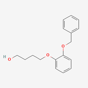 molecular formula C17H20O3 B8214242 4-(2-(Benzyloxy)phenoxy)butan-1-ol 
