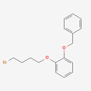 molecular formula C17H19BrO2 B8214246 1-(Benzyloxy)-2-(4-bromobutoxy)benzene 