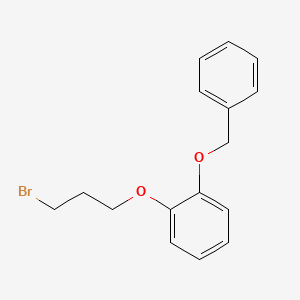 molecular formula C16H17BrO2 B8214251 1-(3-Bromopropoxy)-2-(benzyloxy)-benzene 
