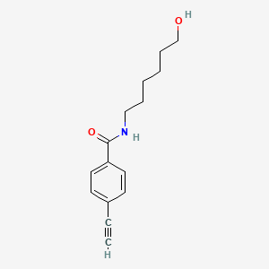 molecular formula C15H19NO2 B8214260 4-Ethynyl-N-(6-hydroxyhexyl)benzamide 