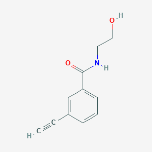 3-ethynyl-N-(2-hydroxyethyl)benzamide