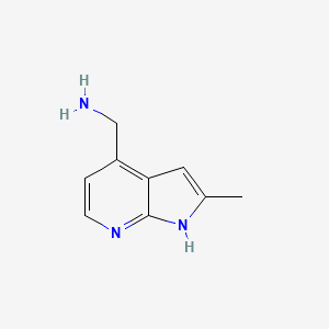 (2-Methyl-1H-pyrrolo[2,3-b]pyridin-4-yl)methanamine