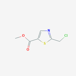 molecular formula C6H6ClNO2S B8214377 Methyl 2-(chloromethyl)thiazole-5-carboxylate 