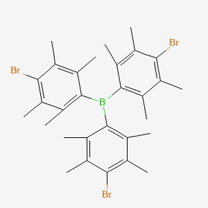 molecular formula C30H36BBr3 B8214455 Tris(4-bromo-2,3,5,6-tetramethylphenyl)borane 