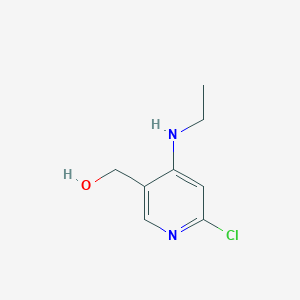 molecular formula C8H11ClN2O B8214477 (6-Chloro-4-(ethylamino)pyridin-3-yl)methanol 