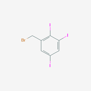 molecular formula C7H4BrI3 B8214485 1-(Bromomethyl)-2,3,5-triiodobenzene 