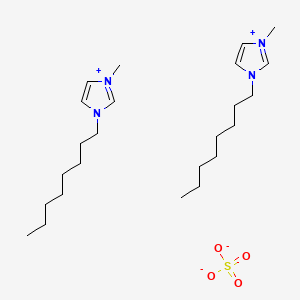 molecular formula C24H46N4O4S B8214491 3-Methyl-1-octyl-1H-imidazol-3-ium sulfate 