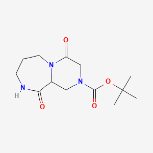 Tert-butyl 4,10-dioxo-decahydropyrazino[1,2-a][1,4]diazepine-2-carboxylate