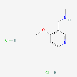 molecular formula C8H14Cl2N2O B8214811 [(4-Methoxypyridin-3-yl)methyl](methyl)amine dihydrochloride 