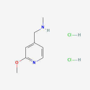 molecular formula C8H14Cl2N2O B8214819 [(2-Methoxypyridin-4-yl)methyl](methyl)amine dihydrochloride 