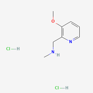 molecular formula C8H14Cl2N2O B8214825 [(3-Methoxypyridin-2-yl)methyl](methyl)amine dihydrochloride 