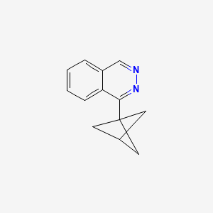 molecular formula C13H12N2 B8215272 1-(1-Bicyclo[1.1.1]pentanyl)phthalazine 