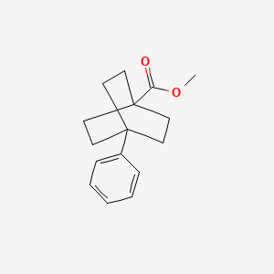 molecular formula C16H20O2 B8215282 甲基-4-苯基双环[2.2.2]辛烷-1-羧酸酯 CAS No. 23062-52-4