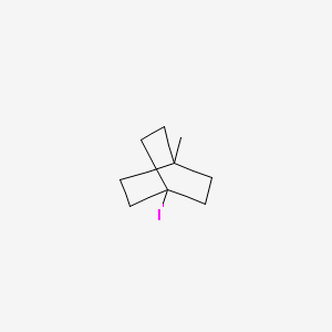 molecular formula C9H15I B8215289 1-Iodo-4-methylbicyclo[2.2.2]octane 