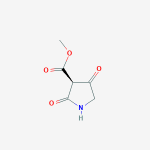 molecular formula C6H7NO4 B8215343 Methyl (3S)-2,4-dioxopyrrolidine-3-carboxylate 