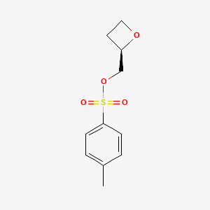 molecular formula C11H14O4S B8215393 [(2R)-oxetan-2-yl]methyl 4-methylbenzenesulfonate 