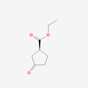 molecular formula C8H12O3 B8215470 (S)-Ethyl 3-oxocyclopentanecarboxylate 