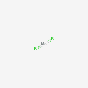 molecular formula B2Mo B082156 Diboruro de molibdeno CAS No. 12007-27-1