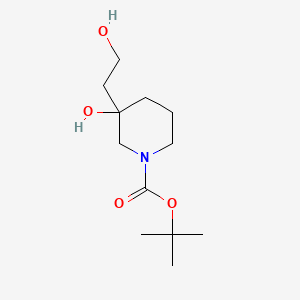 molecular formula C12H23NO4 B8215619 CID 163342202 