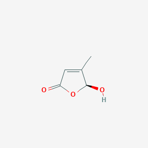 molecular formula C5H6O3 B8215662 (S)-4-Methyl-5-hydroxyfuran-2(5H)-one 
