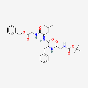 molecular formula C31H42N4O7 B8215742 Boc-Gly-D-Phe-D-Leu-Gly-OBn 